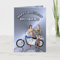 Para el marido, cumpleaños con chicas y motociclet