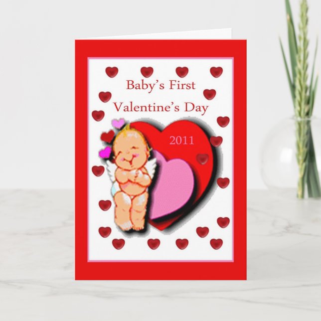 Tarjeta para el primer El día de San Valentín del  (Anverso)