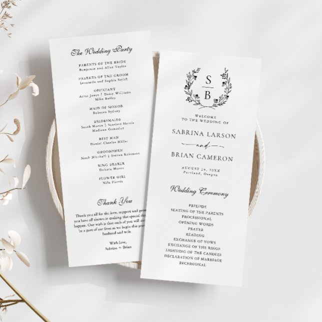 Tarjeta para el programa blanco negro de guirnalda (Subido por el creador)