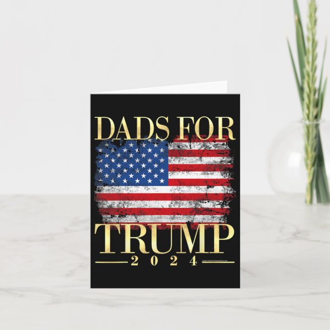 Tarjeta Para el regalo del Día del Padre de Trump 2024 Pro (Anverso)