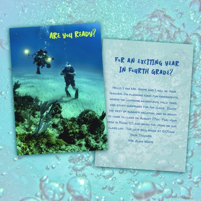 Tarjeta para estudiantes de buceo en aguas profund (Subido por el creador)