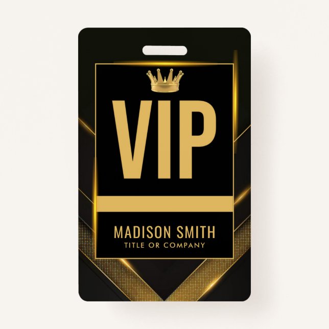 Tarjeta para eventos de negocios VIP (Anverso)