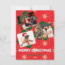 TARJETA PARA FERRY NAVIDAD GREETING CON 3 FOTOS