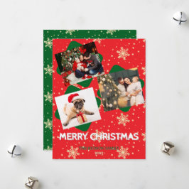 TARJETA PARA FERRY NAVIDAD GREETING CON 3 FOTOS