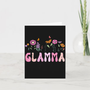 Tarjeta Para Glamma Est Flor Silvestre Rosa Promocionado