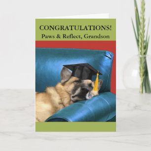 Tarjeta Para graduación de nietos Descanso de pastores ale