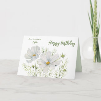 Tarjeta Para hermana en cumpleaños Ilustración de Cosmos b