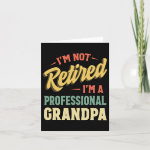 Tarjeta Para hombres divertidos Día de los Padres Abuelo R