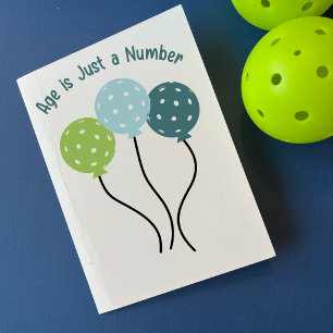 Tarjeta Para jugadores de Pickleball Cumpleaños divertido