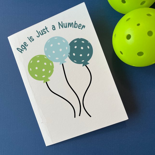 Tarjeta Para jugadores de Pickleball Cumpleaños divertido (Subido por el creador)