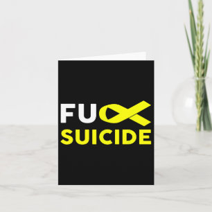 Tarjeta Para la conciencia sobre el suicidio: regalo de su