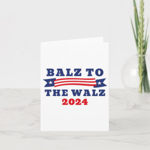 Tarjeta Para La Elección Walz 2024 Kamala Harris Tim Waltz
