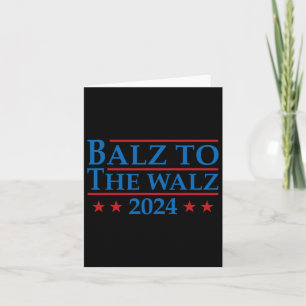Tarjeta Para La Elección Walz 2024 Kamala Harris Tim Waltz