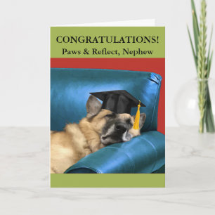 Tarjeta Para la graduación de sobrino Descanso de pastores