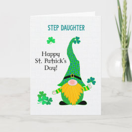Tarjeta Para la Stepgirl St Patrick's Fun Leprechaun