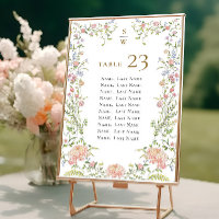 Tarjeta para la tabla de asientos Ornate Grace Pas