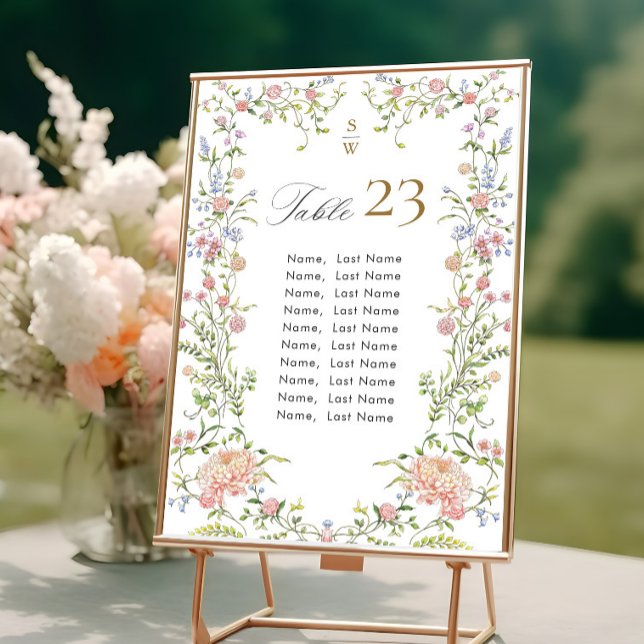 Tarjeta para la tabla de asientos Ornate Grace Pas (Subido por el creador)