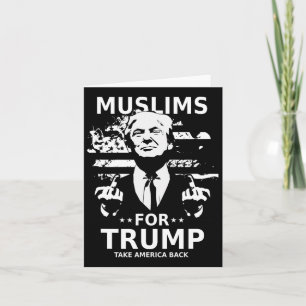Tarjeta Para las elecciones de Trump 2024 y divertidas par