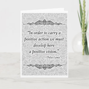 Tarjeta Para llevar una oferta positiva - Positiva