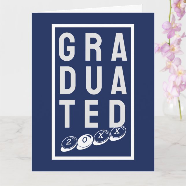 Tarjeta Para los recién graduados. Un graduado (Orquídea)