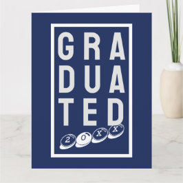 Tarjeta Para los recién graduados. Un graduado