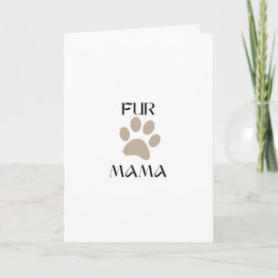 Tarjeta Para Mamá, Amante de las Mascotas, Día de la Madre