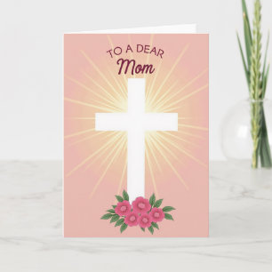 Tarjeta para mamá con pensamientos amorosos