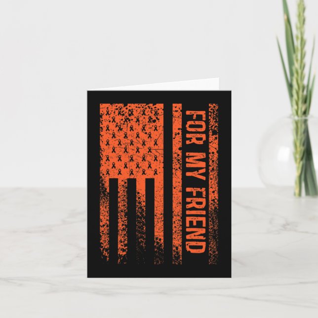 Tarjeta Para mi amigo RSD CRPS Conciencia (Anverso)