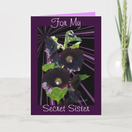 Tarjeta Para mi Hermana-personalizar secreto cualquier