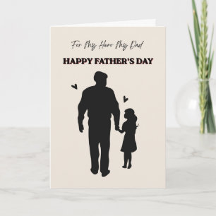 Tarjeta Para mi héroe, mi papá Feliz Día del Padre