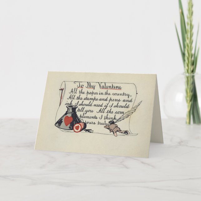 Tarjeta Para mi San Valentín (Anverso)