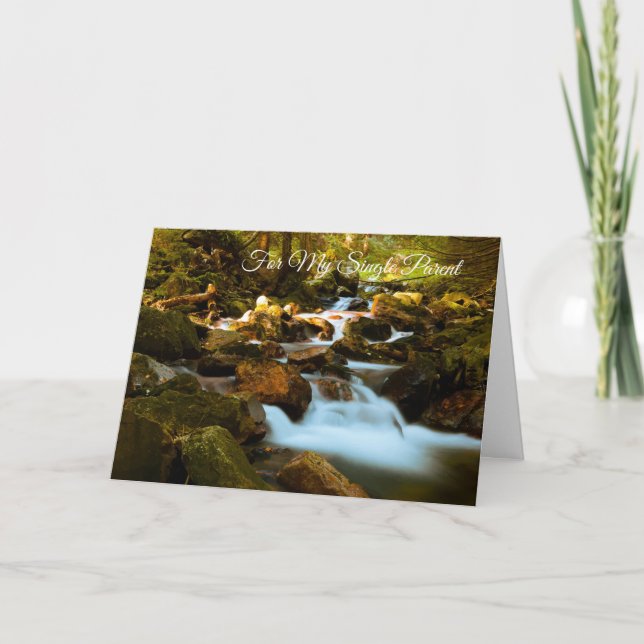 Tarjeta Para mi único padre (Anverso)