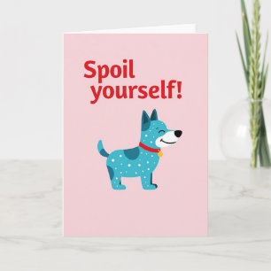 Tarjeta para Mimarte Perro Verde