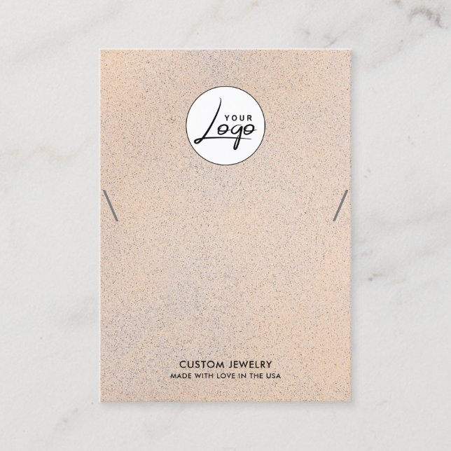 Tarjeta para mostrar el brazalete con el logotipo  (Anverso)