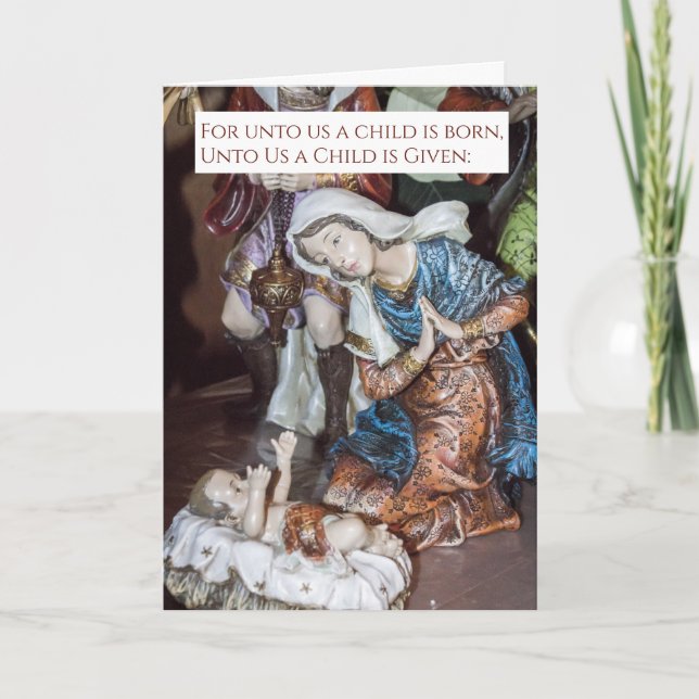Tarjeta para Navidades espirituales nativos de nos (Anverso)