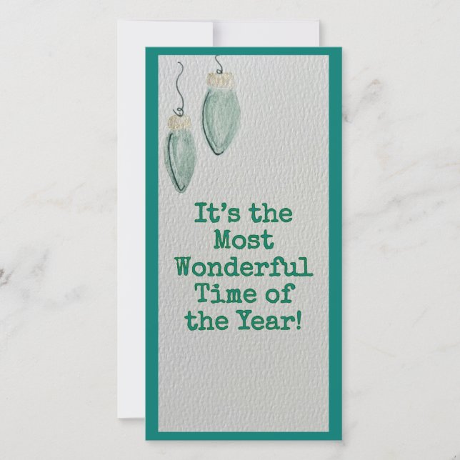 Tarjeta para Navidades familiares - Más Maravillos (Anverso)