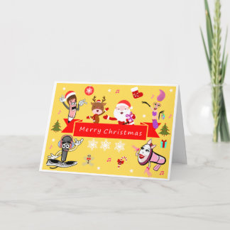 Tarjeta para Navidades/tarjeta interactiva para ni