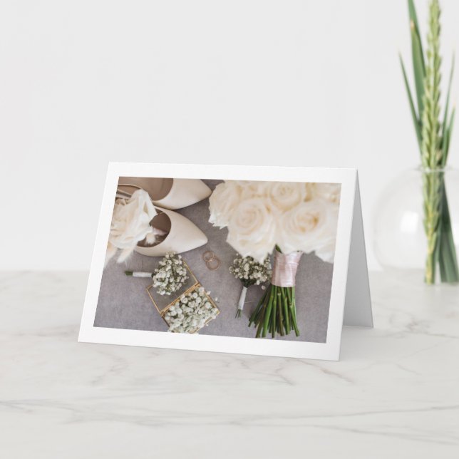 TARJETA PARA **NOVIOS MUY ESPECIALES** (Anverso)