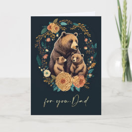 Tarjeta Para papá en el día del padre, el arte folclórico