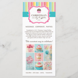 Tarjeta para rack Candy Caterer