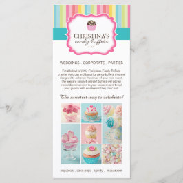 Tarjeta para rack Candy Caterer