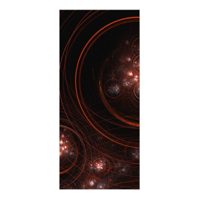 Tarjeta para rack de arte con resumen de luz de in (Frente)