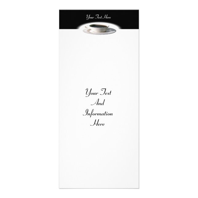 Tarjeta para rack de café fino (Frente)