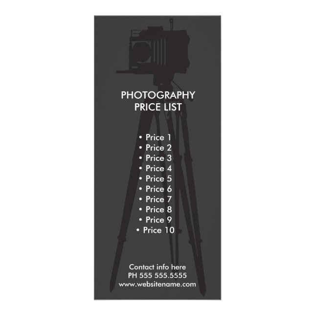 Tarjeta para rack de fotos (Frente)