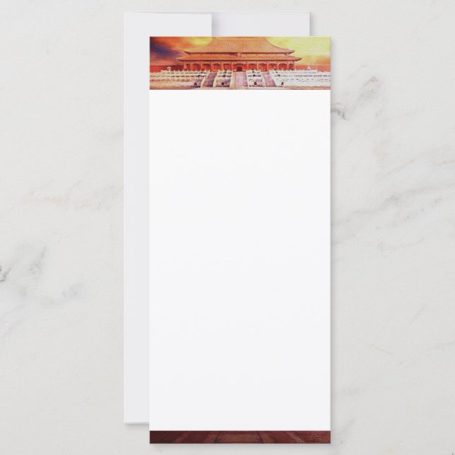 Tarjeta para rack de la ciudad prohibida (Anverso)