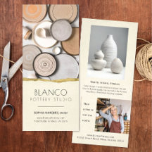 Tarjeta para rack de marketing creativo Golden Tea