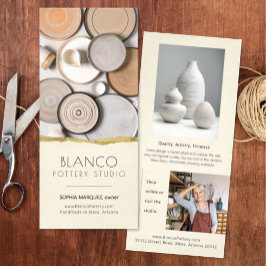 Tarjeta para rack de marketing creativo Golden Tea