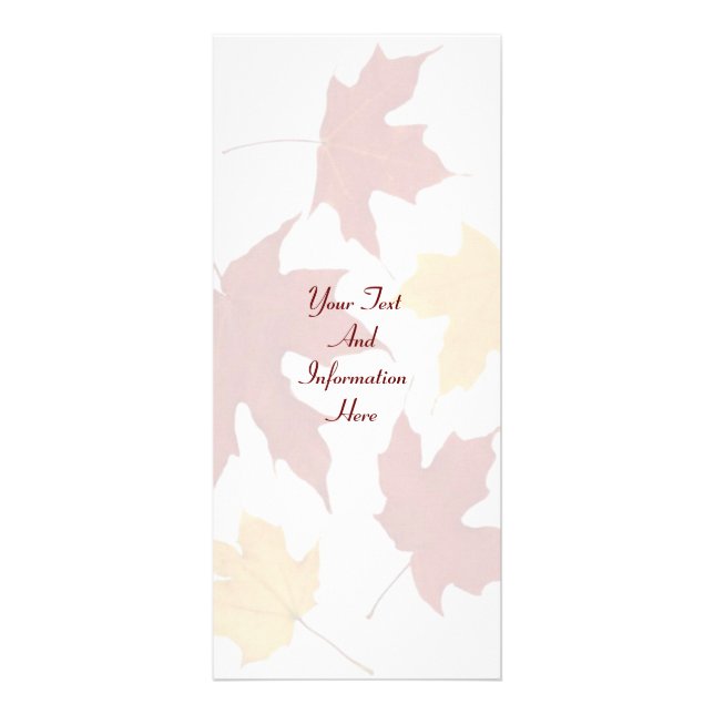 Tarjeta para rack de otoño (Frente)