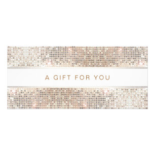 Tarjeta para rack de secuencia plateada del salón 