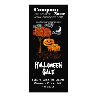 Tarjeta para rack de venta de Halloween